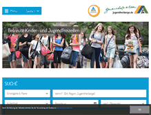 Tablet Screenshot of jugendherberge-bw.de