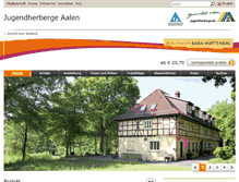 Tablet Screenshot of aalen.jugendherberge-bw.de